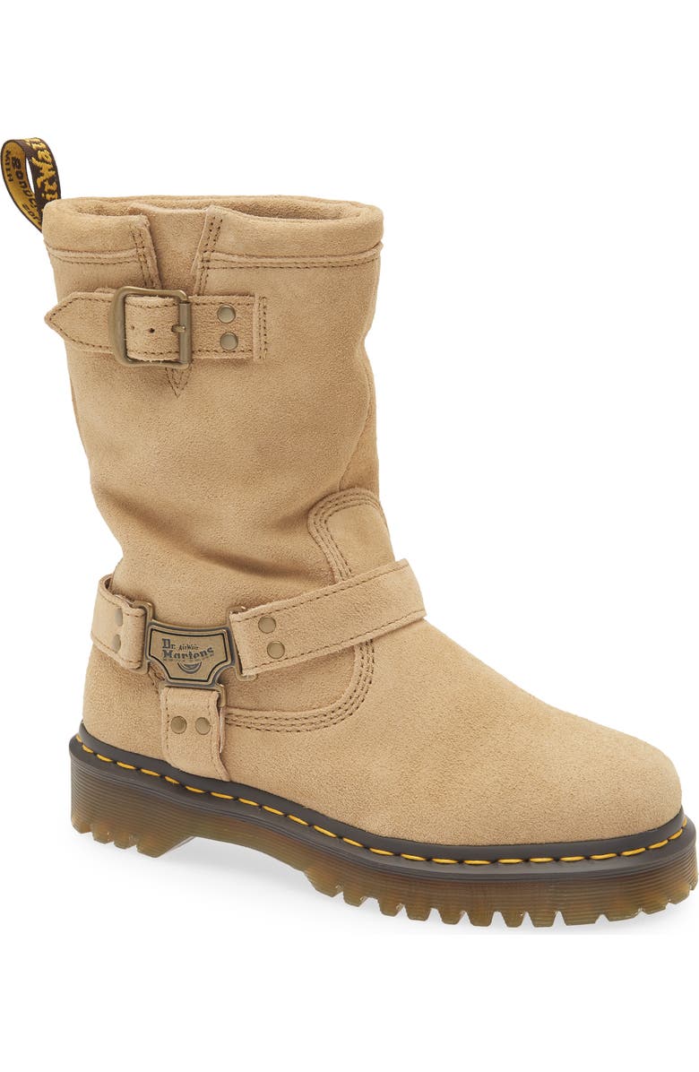 Dr. Martens Anistone Harness Boot, Main, color, Savannah Tan/ Tan