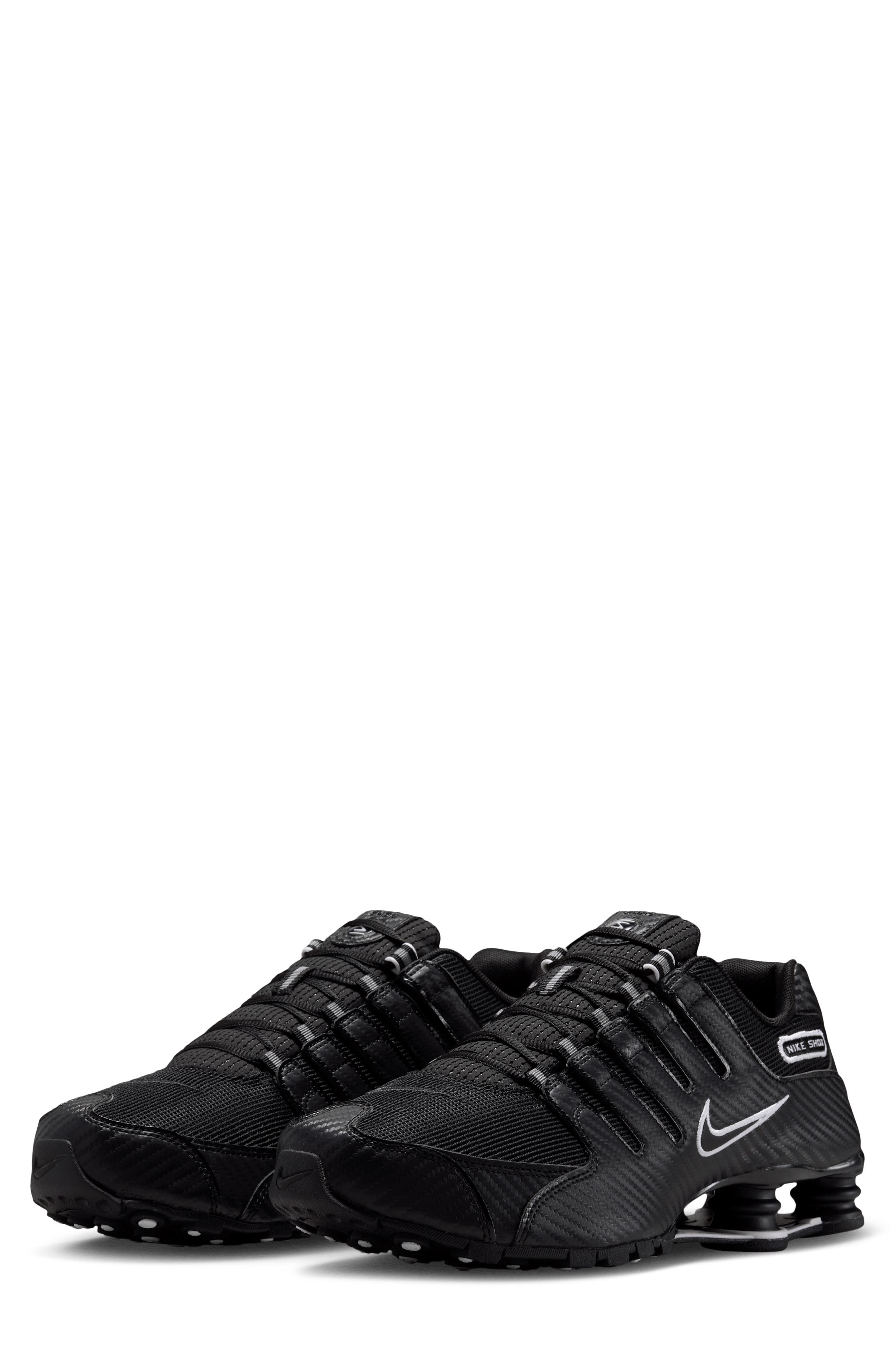 Shox Z Sneaker, Main, color, BLACK/ WHITE/ BLACK