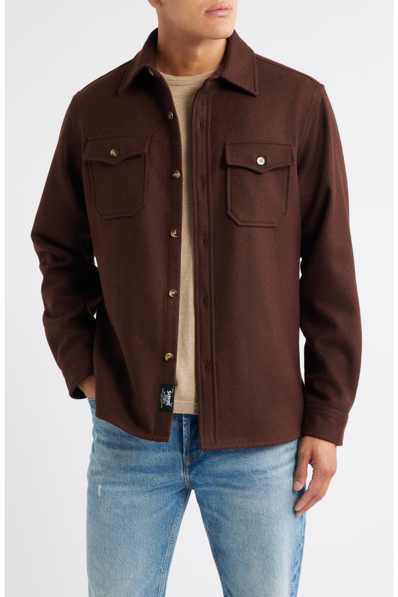 CPO Wool Blend Work Shirt (Men) | Nordstrom