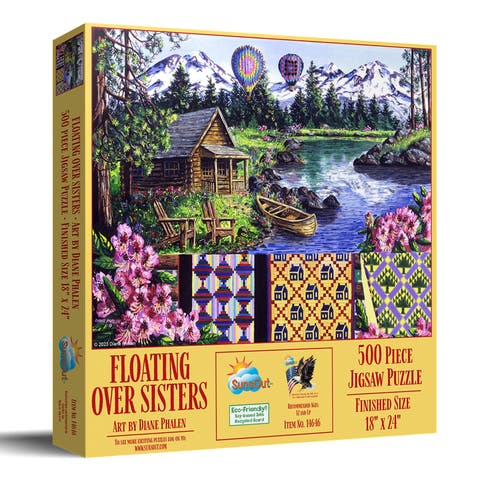 Floating over Sisters 500 piece Jigsaw Puzzle for Adults