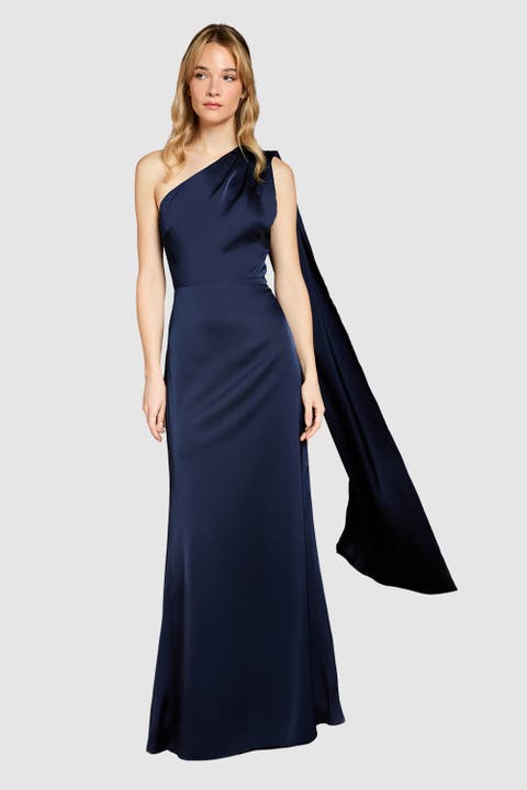 One Shoulder Maxi Dress