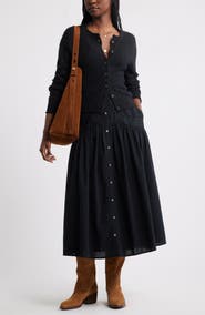 Treasure & Bond Nep Pointelle Cardigan