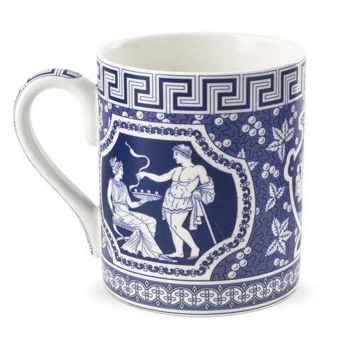 Blue Room Collection 16 Ounce Porcelain Mug
