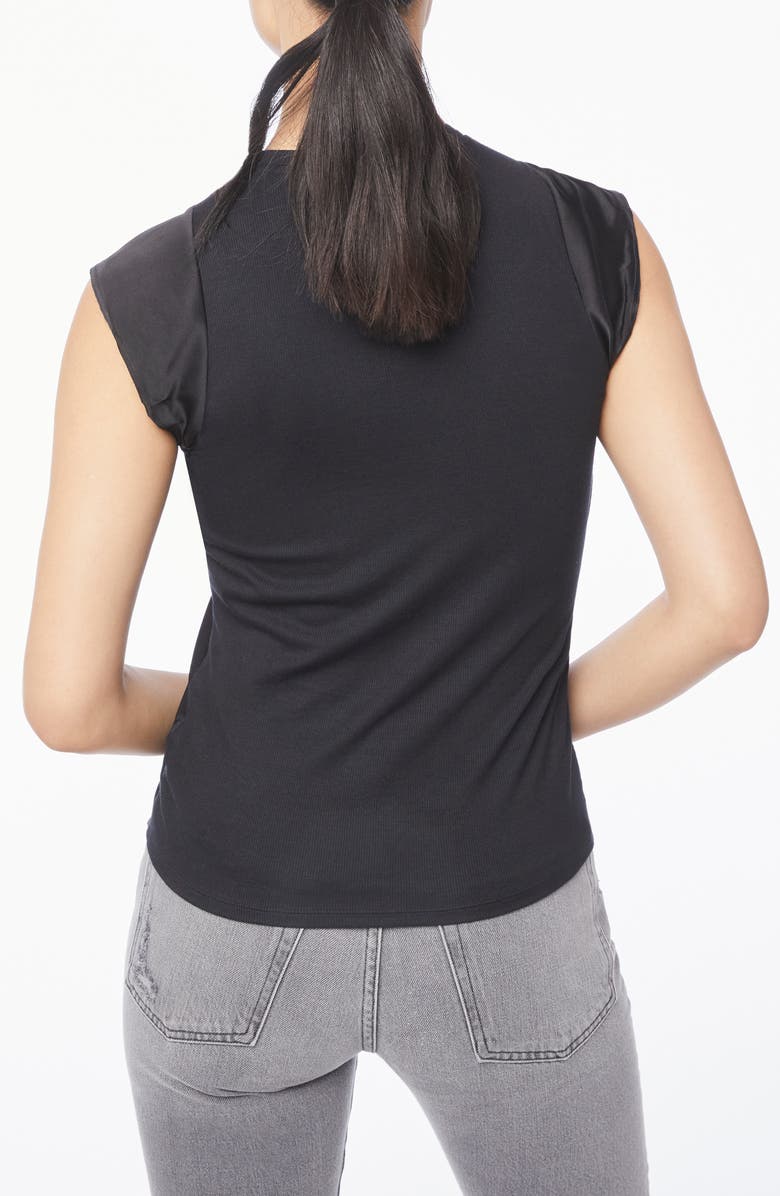 FRAME Bias Cut Washable Silk Satin Top, Alternate, color,