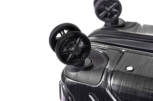 Nonstop New York Elite 3-piece Expandable Spinner Luggage Set And 3-piece Packing Cube Set In Charcoal
