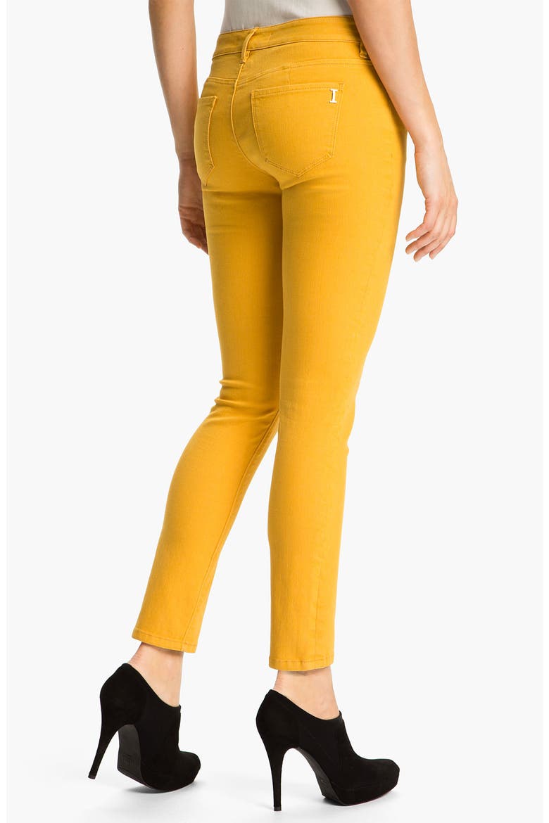 'Samantha' Colored Skinny Jeans, Alternate, color, MUSTARD