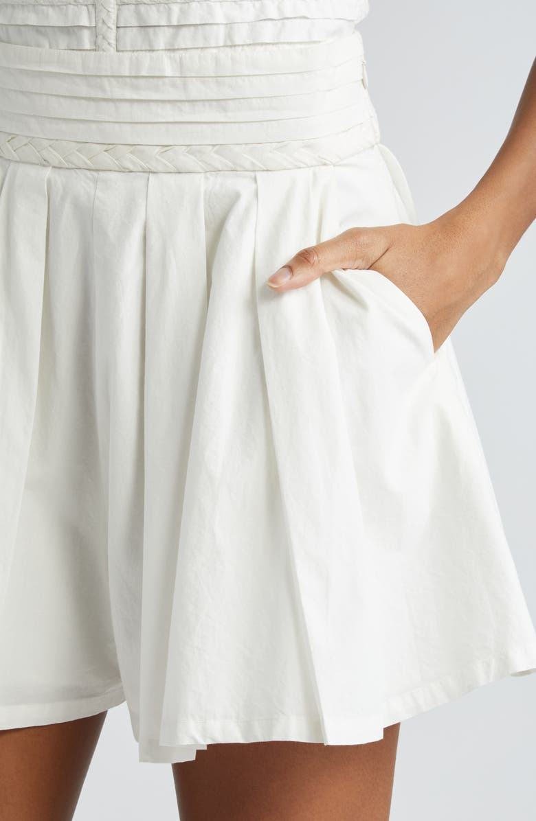 Ramy Brook India Pleated High Waist Shorts, Alternate, color, 