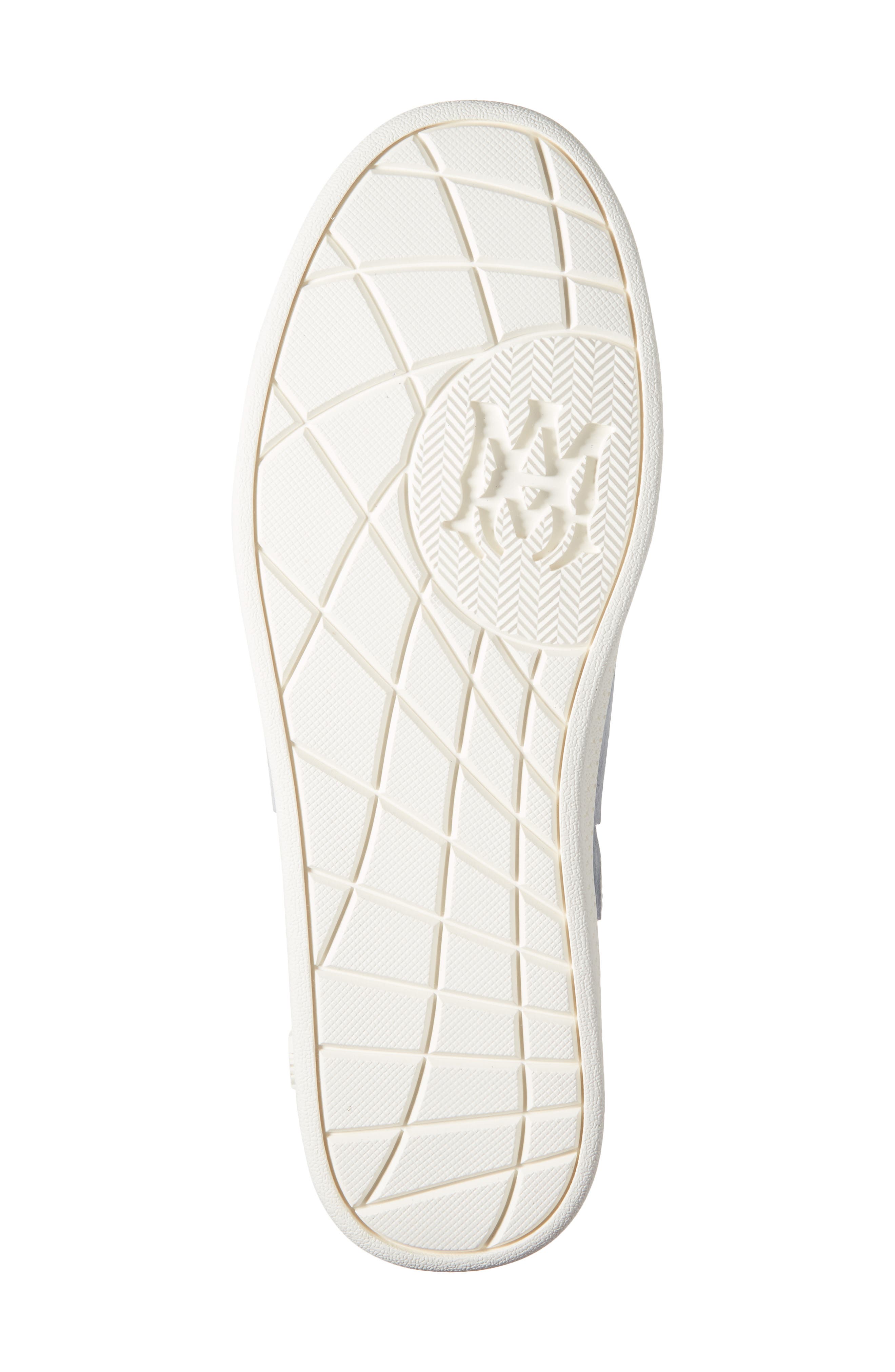 AMIRI Pacific Bones Suede Sneaker, Alternate, color, Ashley Blue