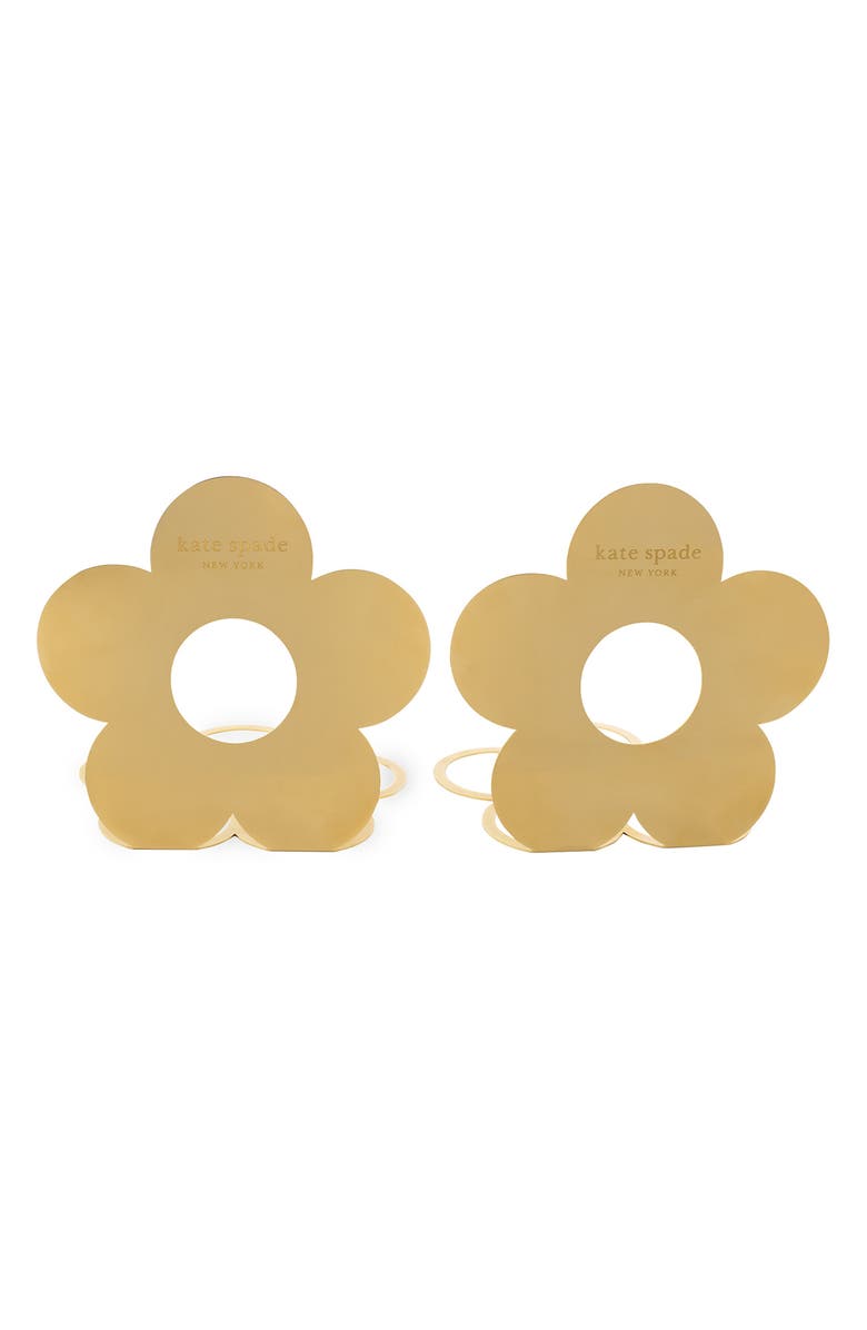 Kate Spade New York set of 2 flower bookends, Alternate, color,