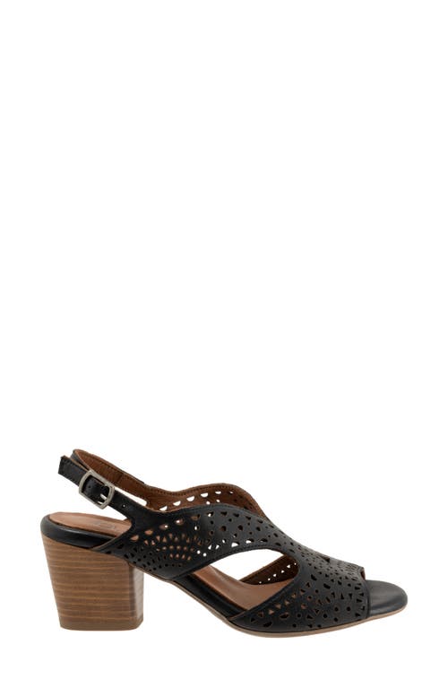 Bueno Caroline Slingback Sandal In Black
