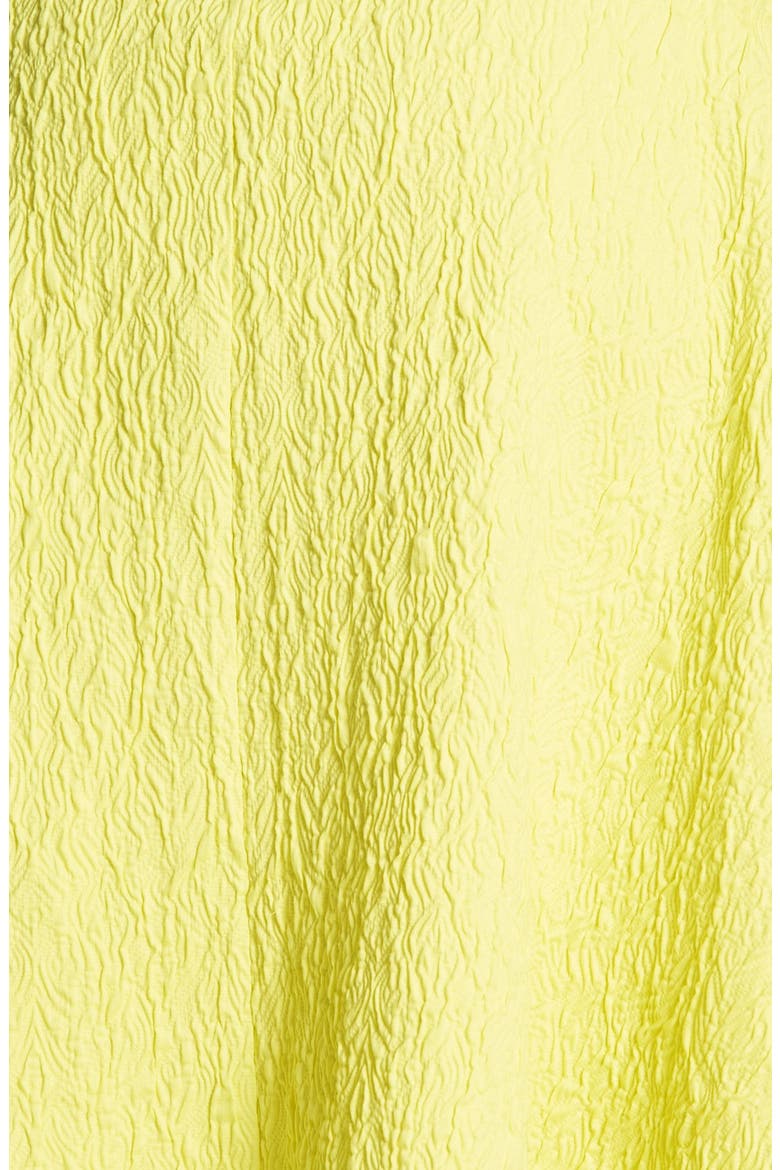 JOA Textured A-Line Midi Skirt, Alternate, color, LEMON