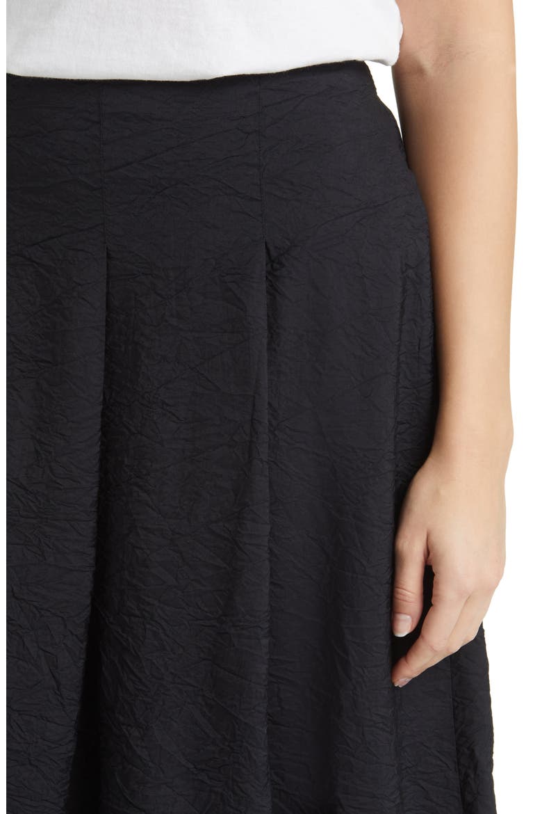 Sanchi Crinkle Skirt, Alternate, color, BLACK