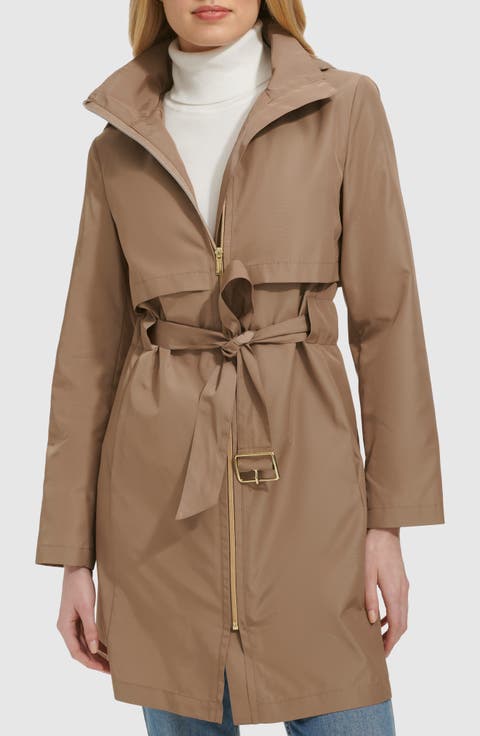 【Cole Haan】★ジャケット★Women's Waxed Cotton HunterJacket Amazon.com: Cole Haan Women's Adjustable Rain Short Coat