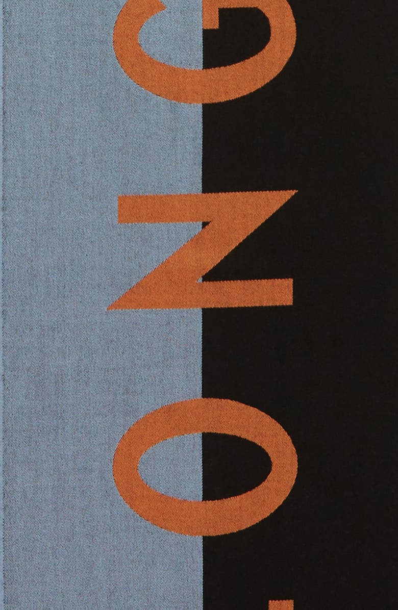 Longchamp Le Pliage Cuir Webbing Scarf, Alternate, color, 