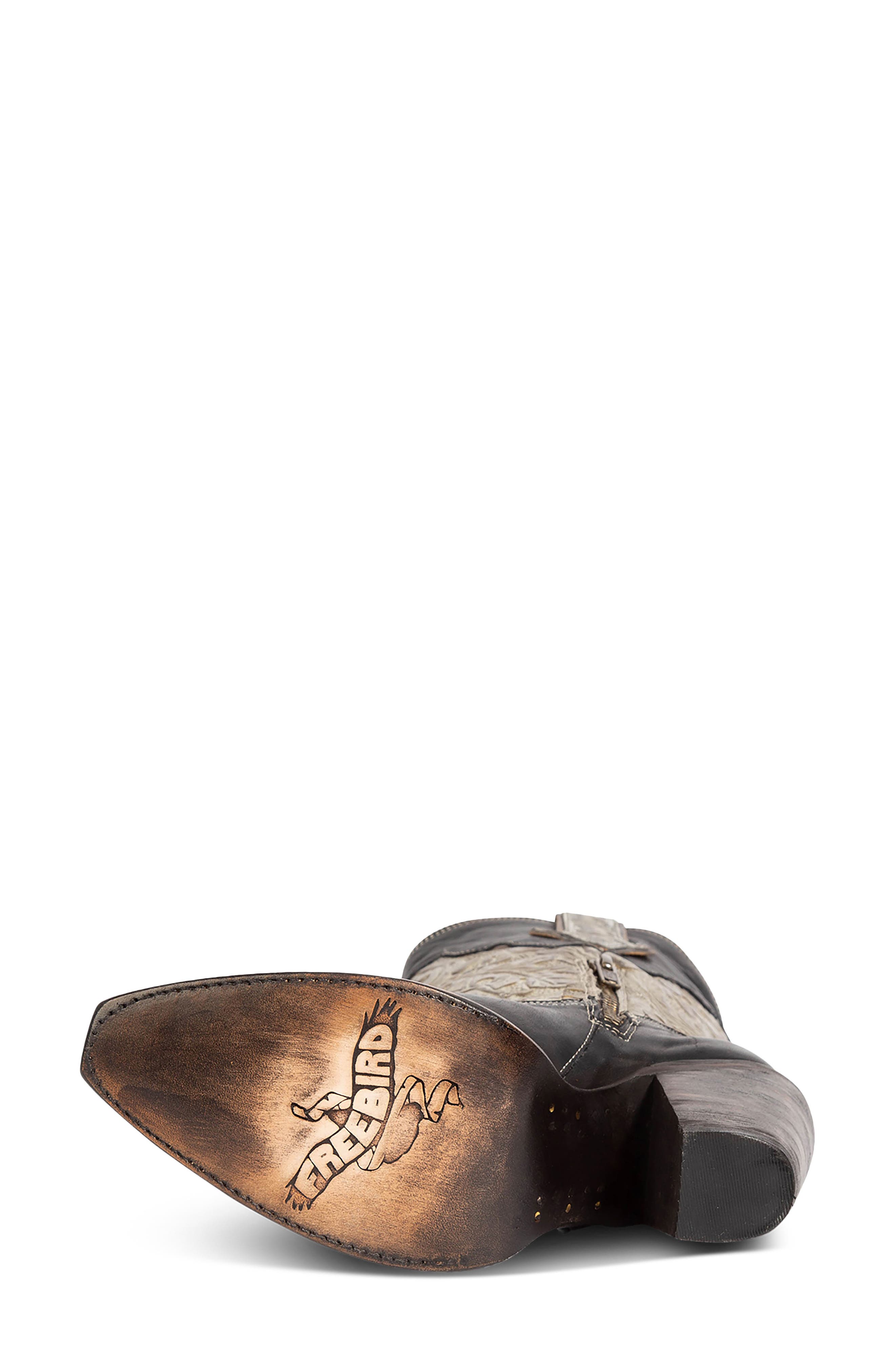 Loretta Western Boot, Alternate, color, BLACK