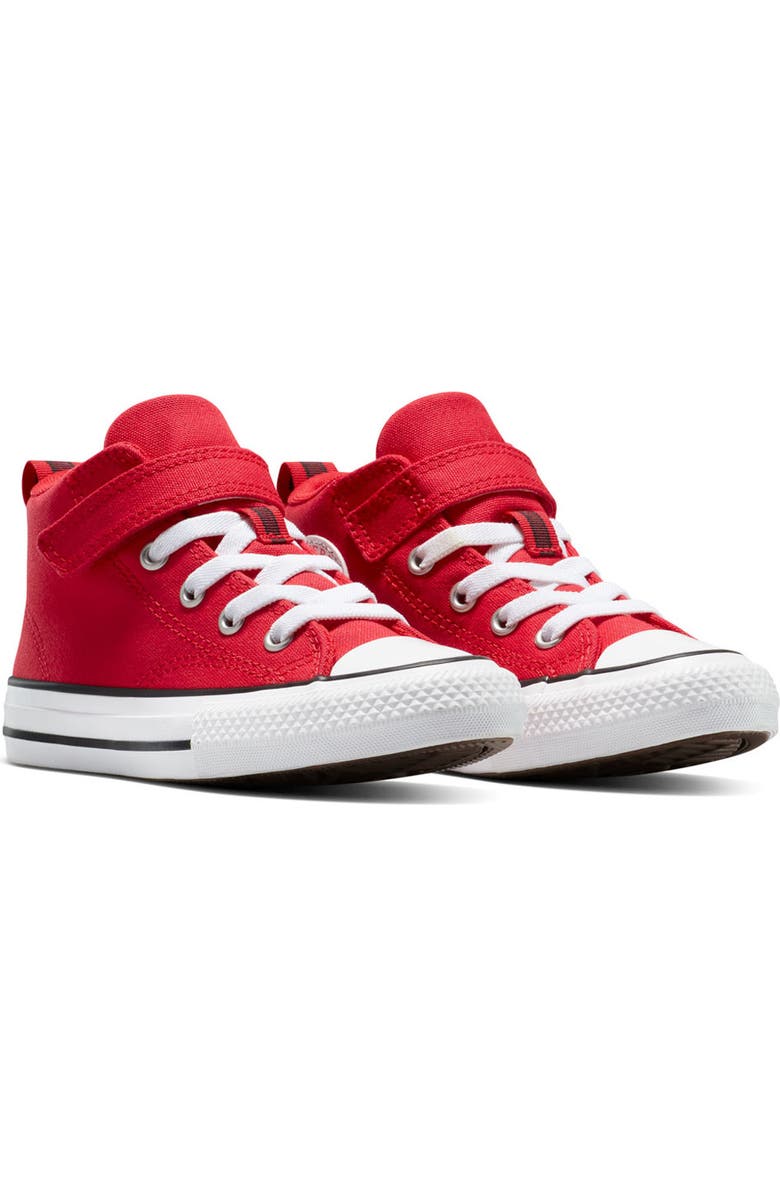Converse Kids' Chuck Taylor<sup>®</sup> All Star<sup>®</sup> Malden Street Mid Top Sneaker, Alternate, color, Red/ White
