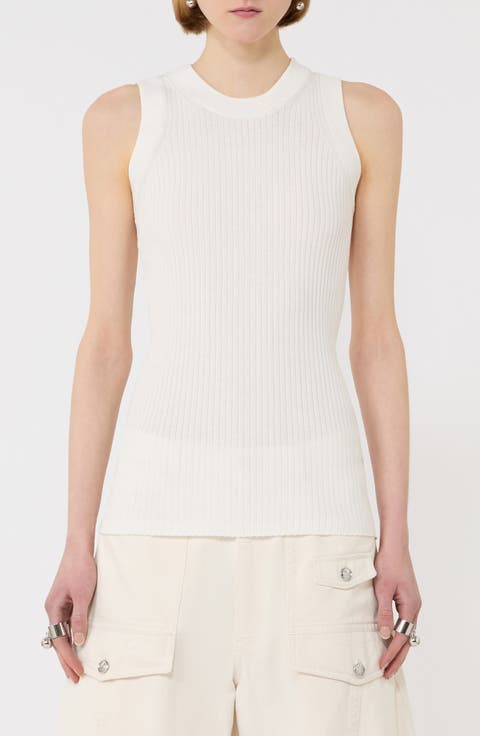 Tione Sleeveless Ribbed Sweater