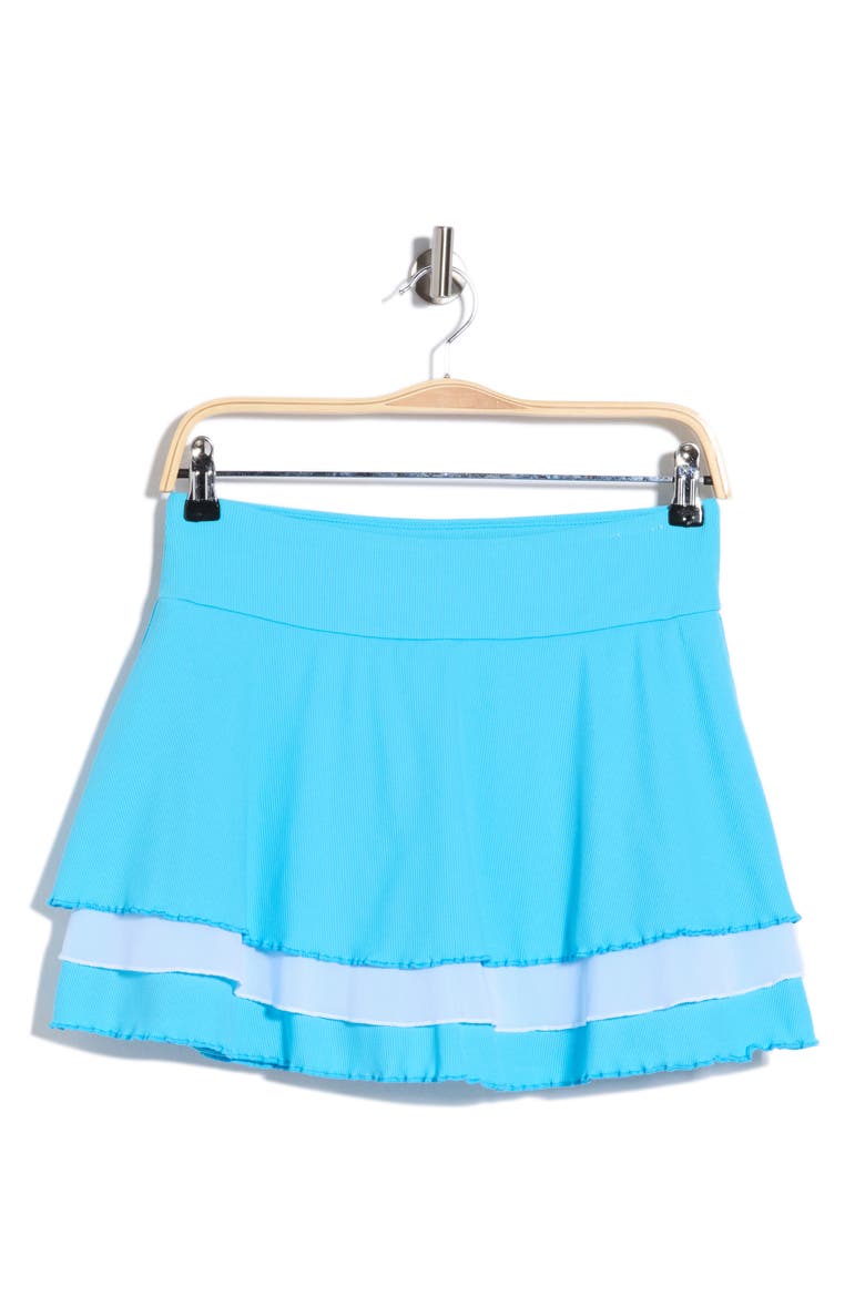 Lettuce Edge Tennis Skort, Main, color, AQUARIUS