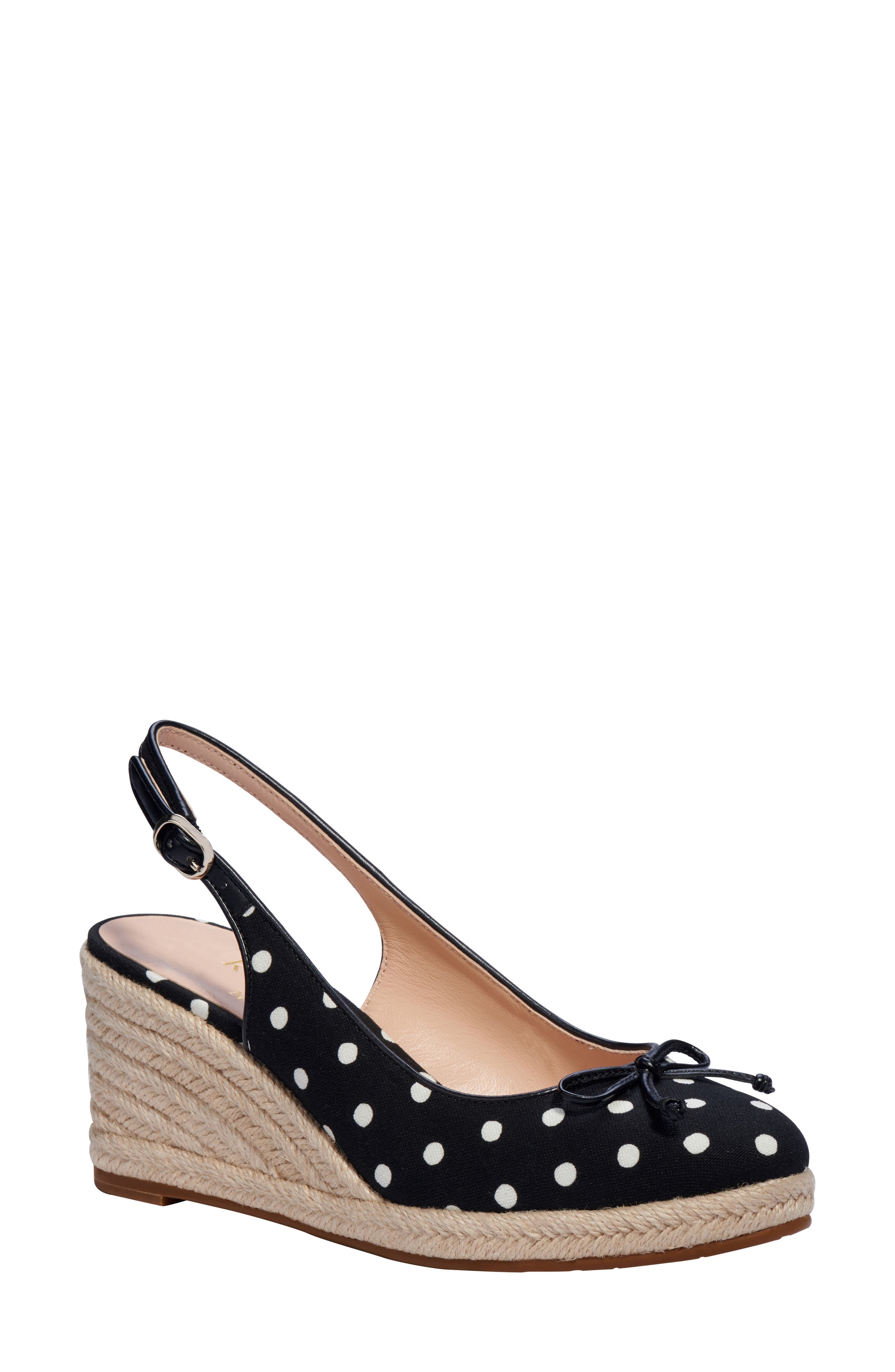 Kate Spade New York panama nights espadrille wedge, Main, color, 