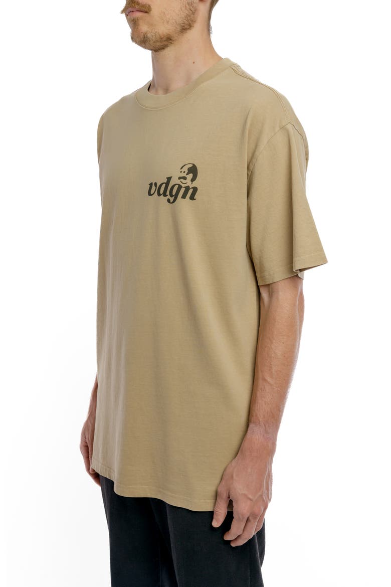 Wanted Poster Heavyweight Tee, Alternate, color, Khaki