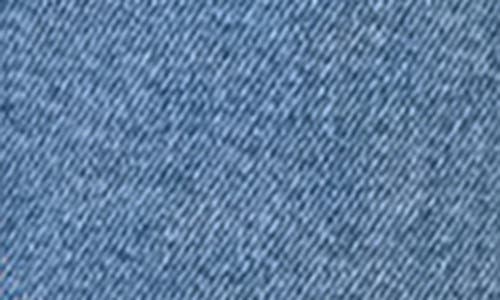 Mango Teen Seam Detail Mid Rise Flare Jeans In Blue