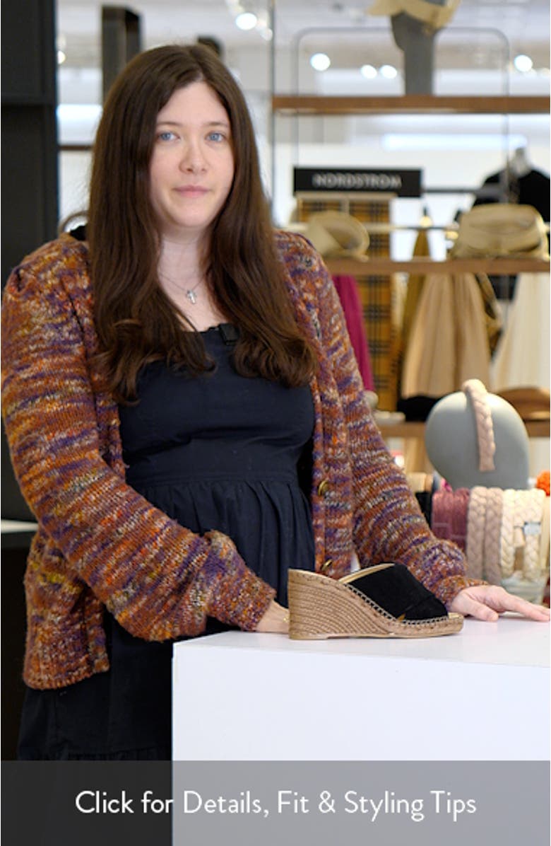 Britt Espadrille Platform Wedge Slide Sandal, sales video thumbnail