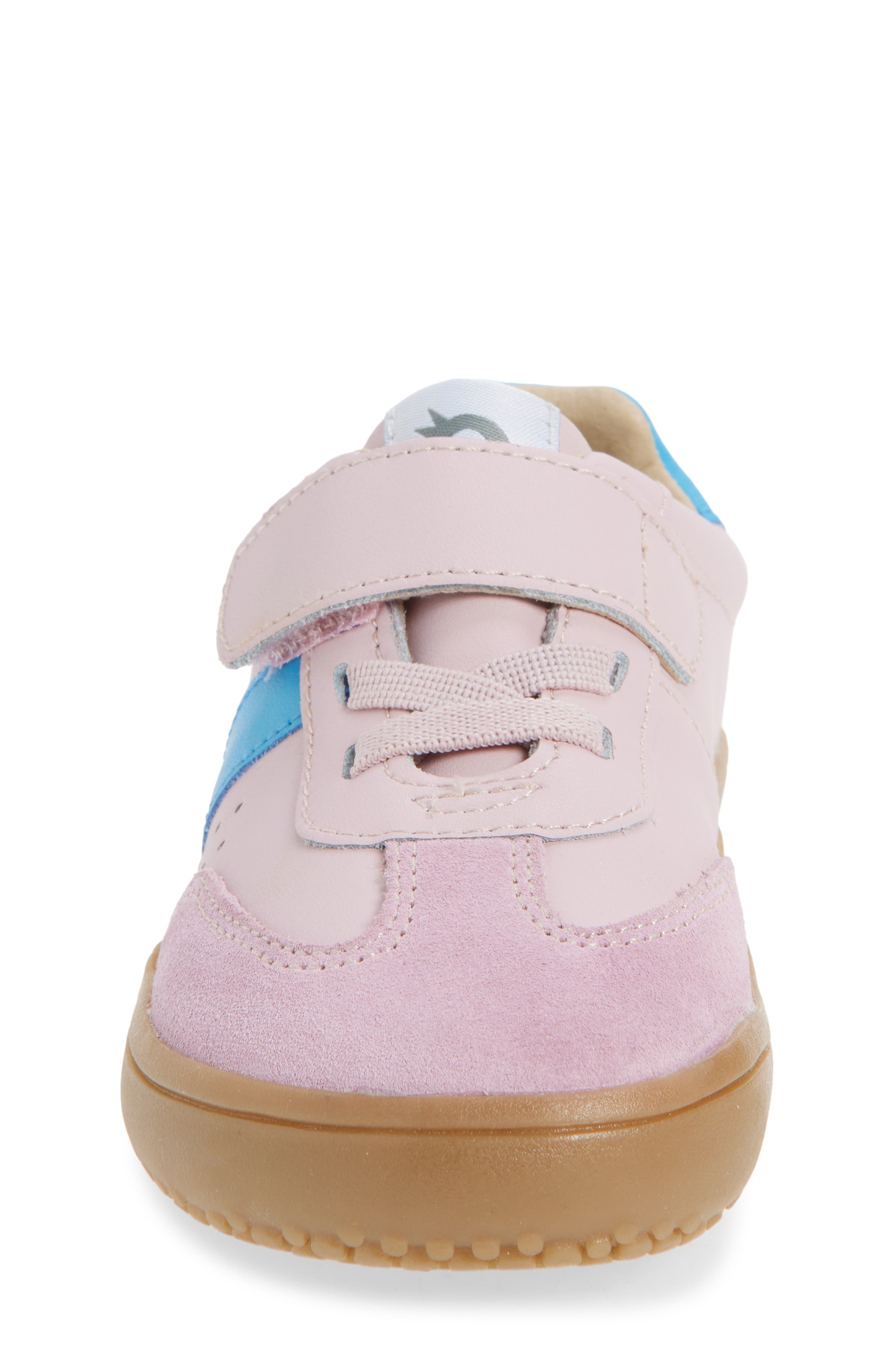 OLD SOLES Kids' 6500 Sytlin Barewalk Sneaker, Alternate, color, Chalk / Malibu / Suede Chalk