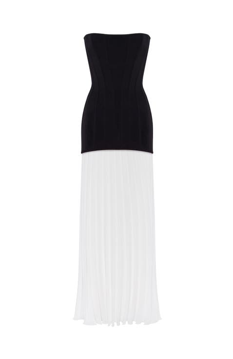 Parisienne Dress With A Pleated Skirt