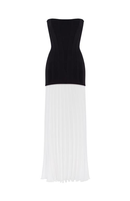 Milla Parisienne Dress With A Pleated Skirt In White