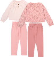 Modern Moments™ by Gerber Henley Tops and Paperbag Pants Set