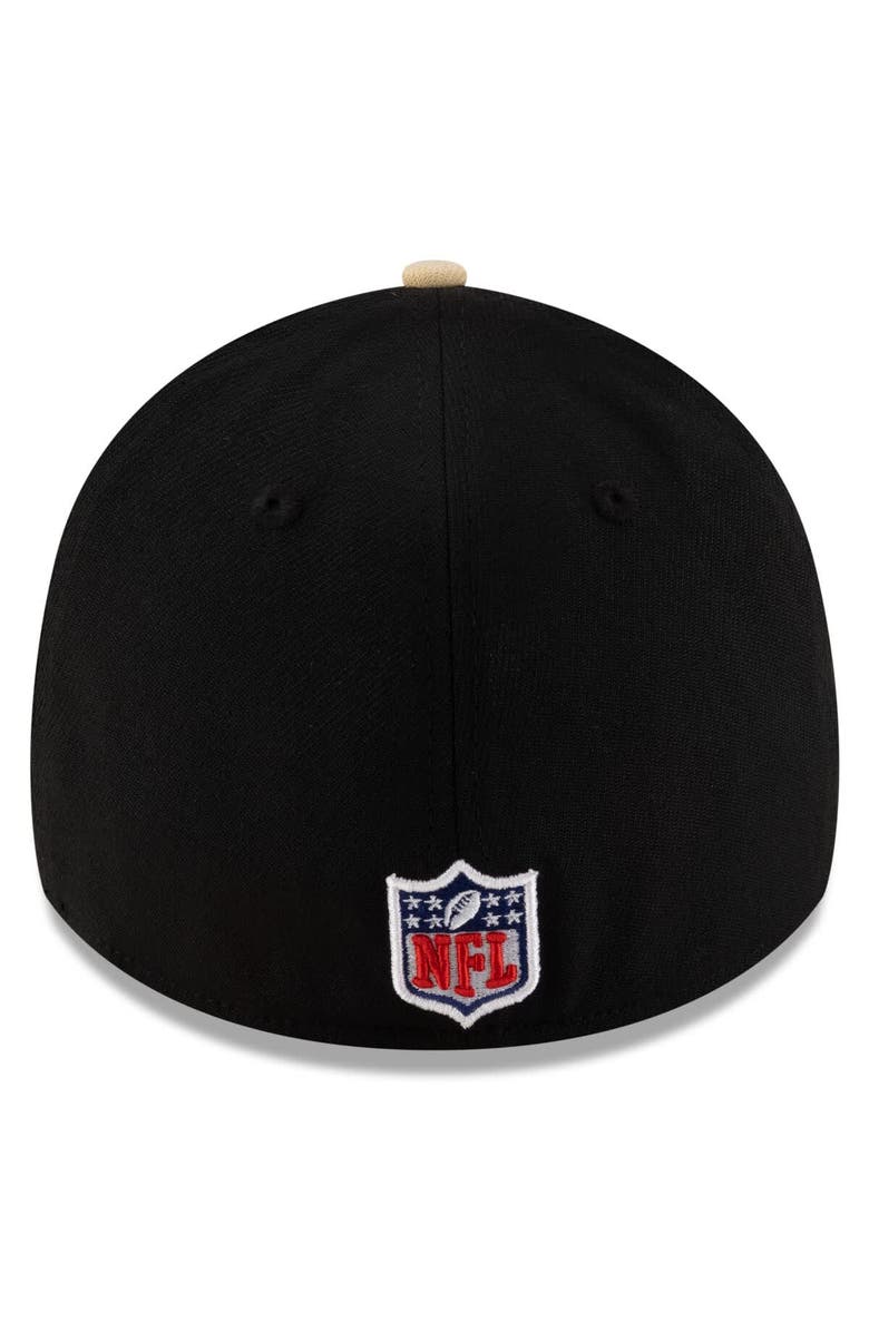 New Era Men's New Era Black/Gold New Orleans Saints 2025 NFL Draft 39THIRTY Flex Hat, Alternate, color, Black