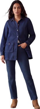Jessica London Classic Denim Barn Jacket