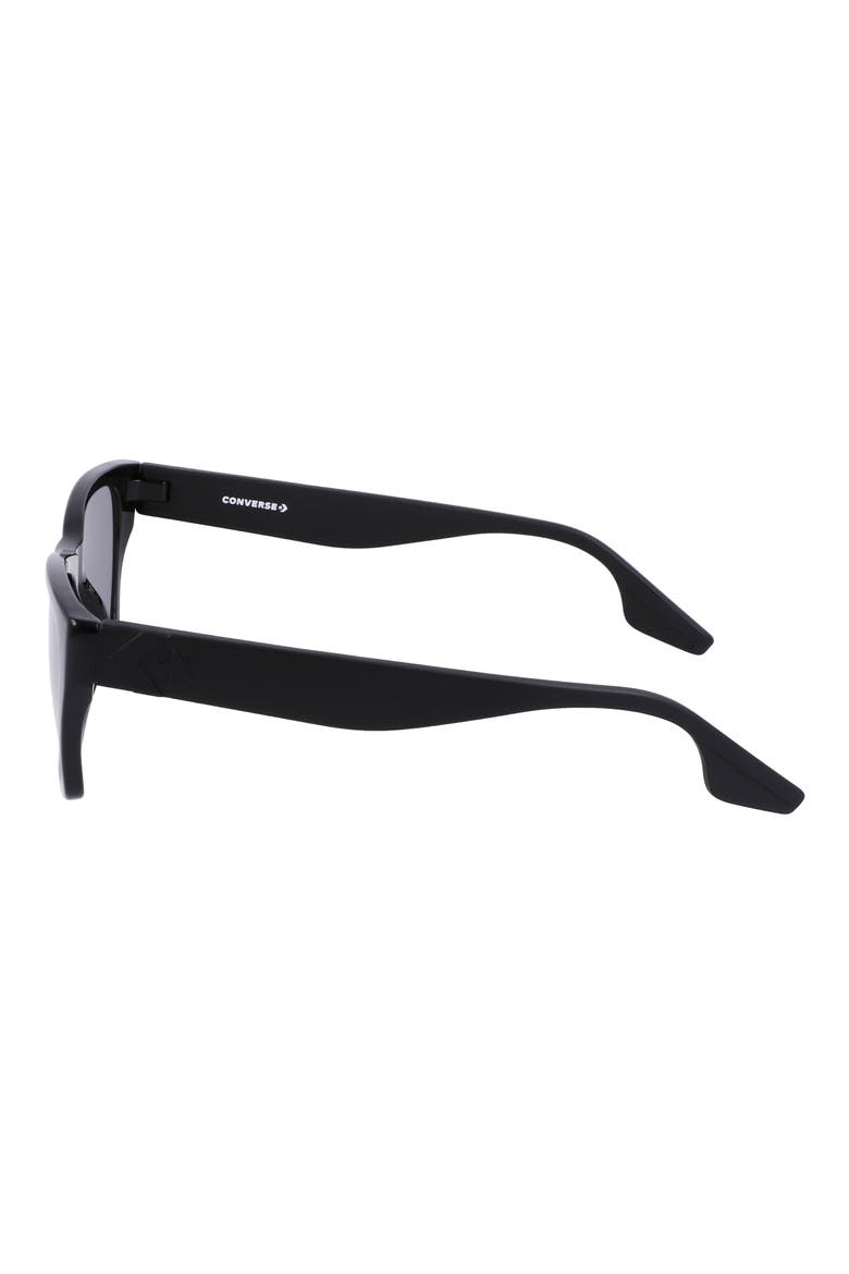 Recraft 54mm Gradient Cat Eye Sunglasses, Alternate, color, BLACK