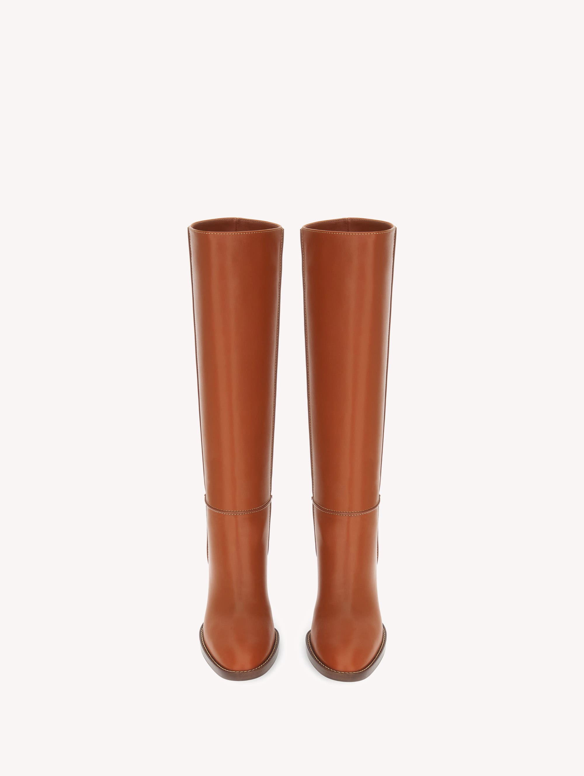 Etrier Boots, Alternate, color, Brown Calf Leather