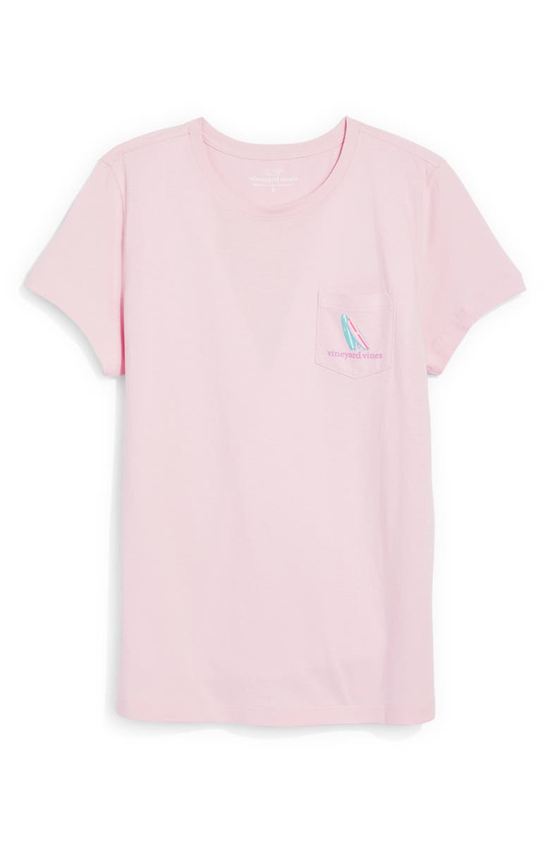 vineyard vines Women's Montauk Surf Pocket Graphic Tee, Main, color, 