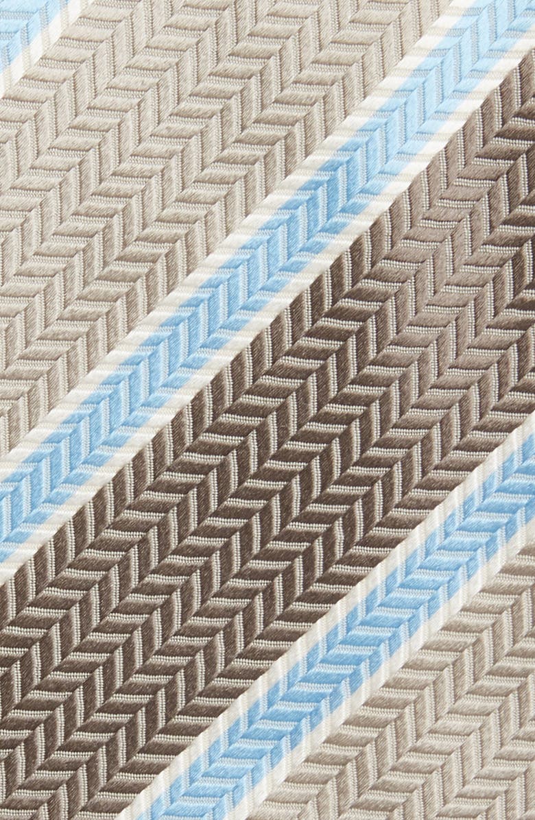 David Donahue Stripe Silk Tie, Alternate, color, 