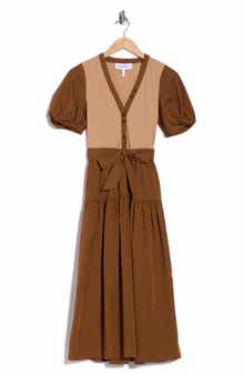Natalia Mixed Media Dress