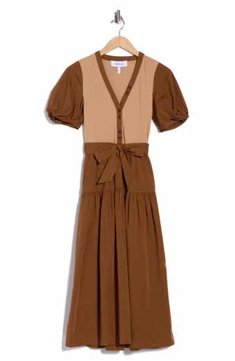 Natalia Mixed Media Dress