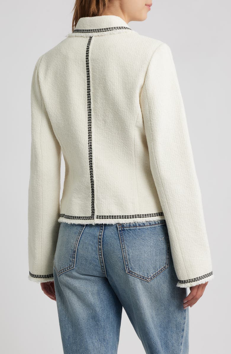 rag & bone Eloise Blazer, Alternate, color, Ivory
