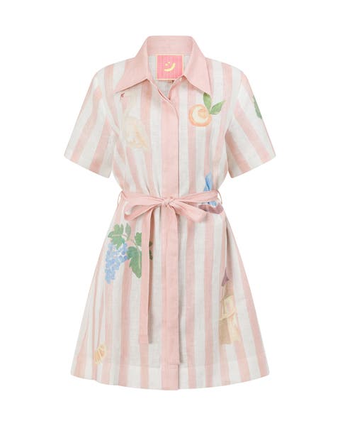Boat Days Mini Shirt Dress