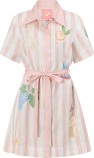 SMWR. By The Somewhere Co Boat Days Mini Shirt Dress