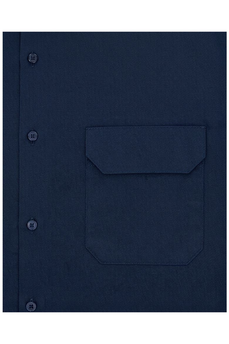 Hap Short Sleeve Twill Shirt, Alternate, color, Blue