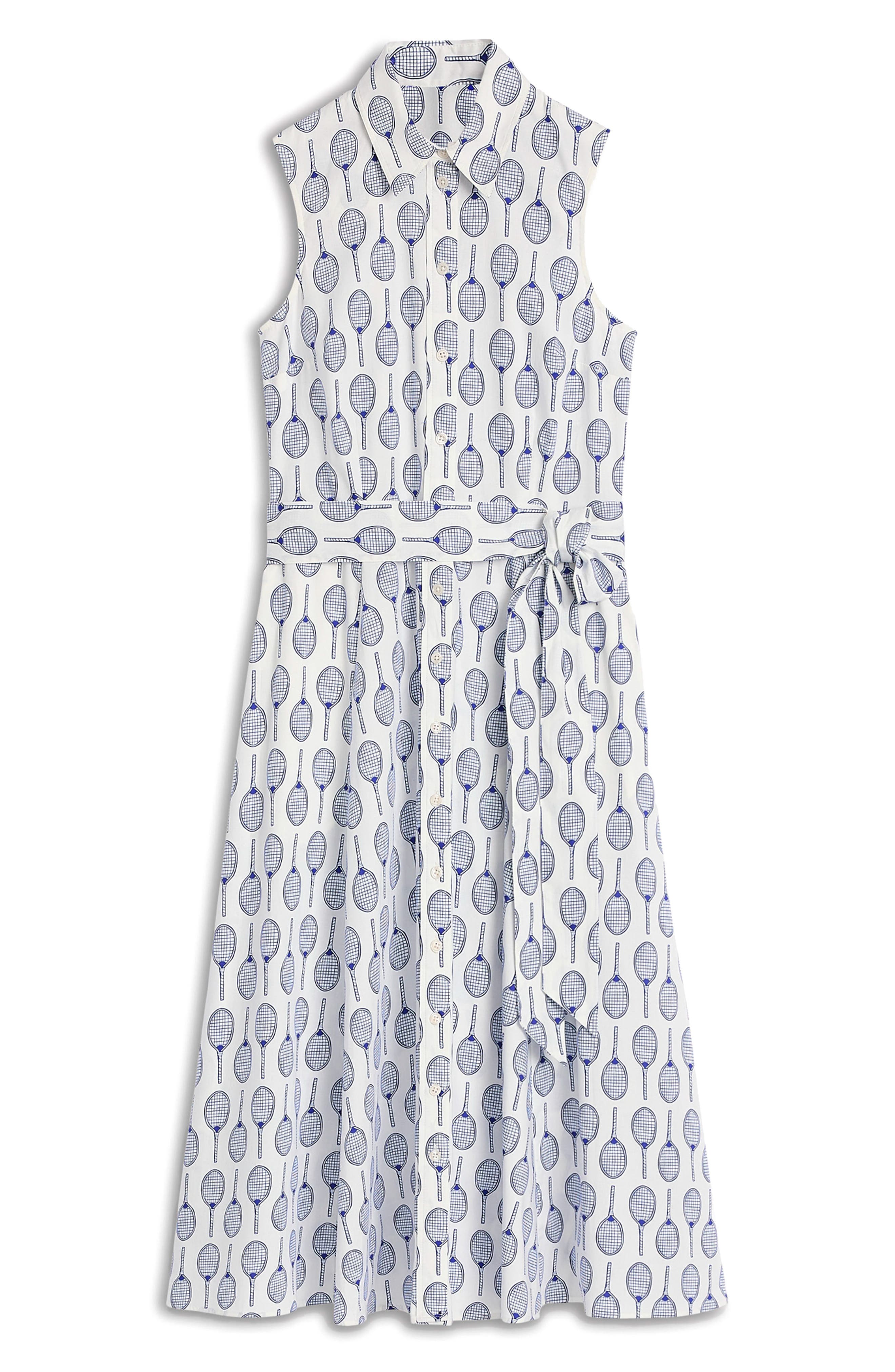 Boden Amy Sleeveless Cotton Shirtdress