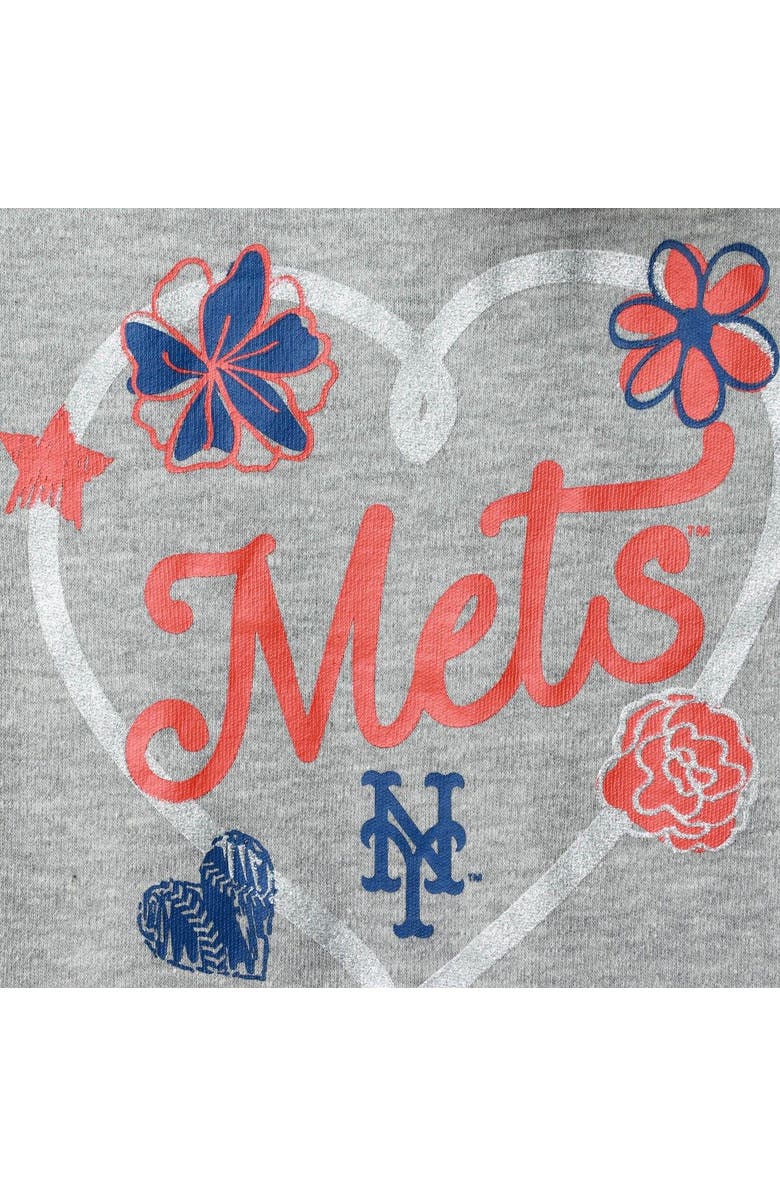 Outerstuff Infant Royal/Orange/Gray New York Mets Batter Up 3-Pack Bodysuit Set, Alternate, color, Royal