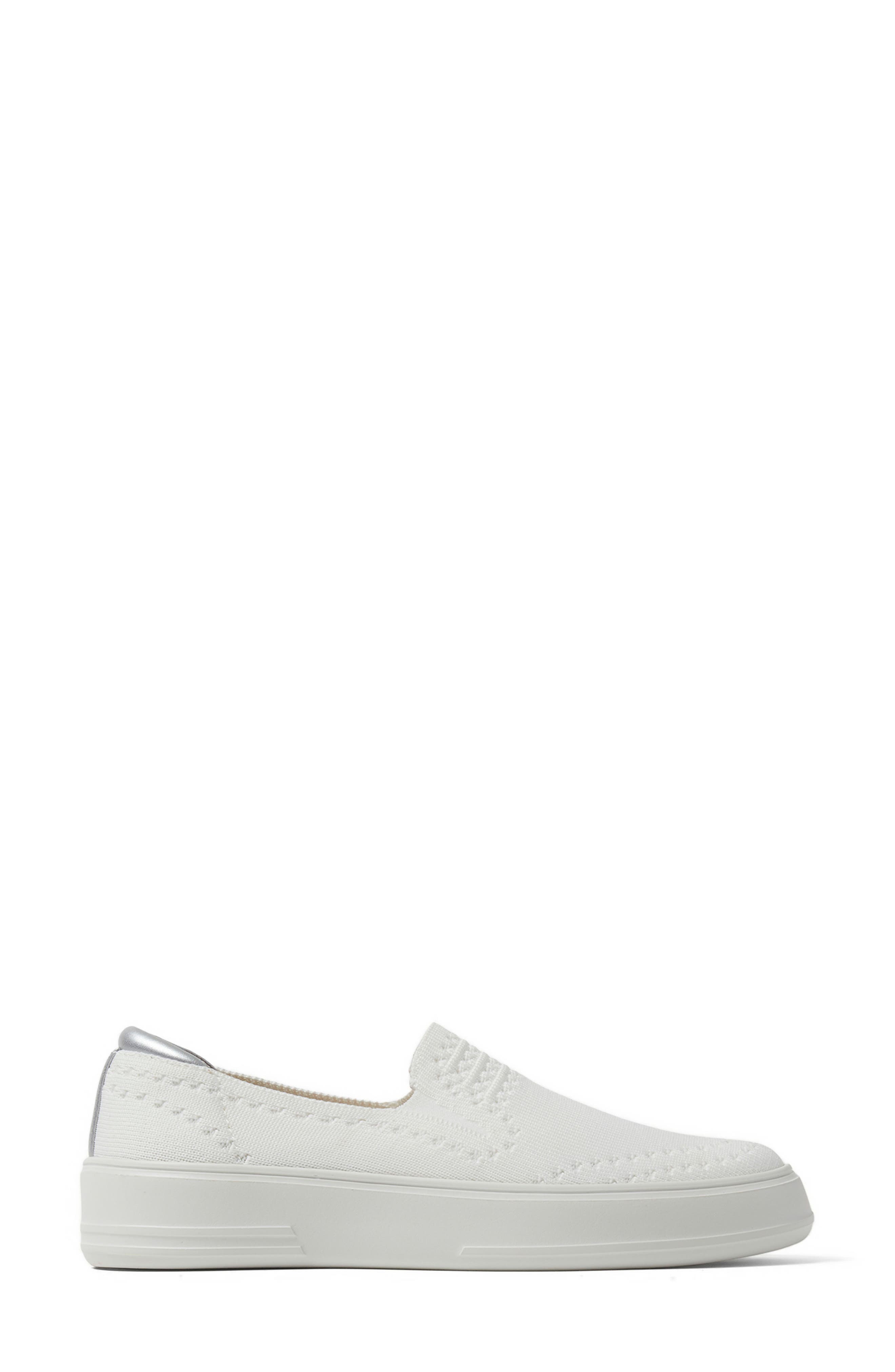 Sophie Knit Slip-On Sneaker, Alternate, color, WHITE 2