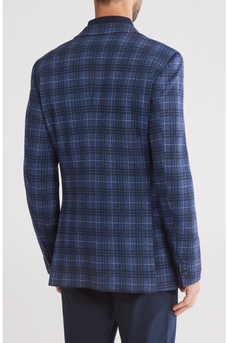 Plaid Wool Sport Coat, Alternate, color, BLUE