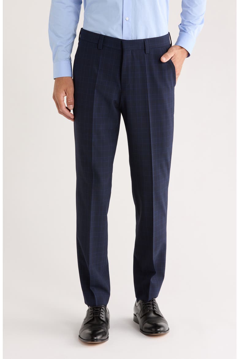 Tom Wool Blend Dress Pants, Main, color, DARK BLUE