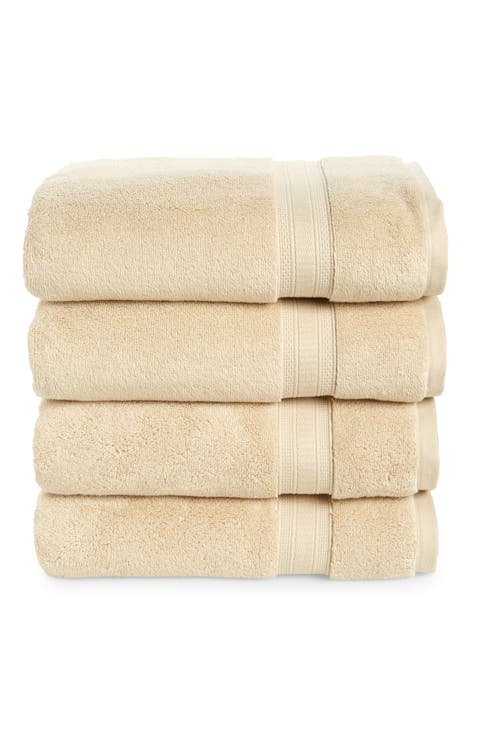 Zero Twist 4-Pack Bath Towels