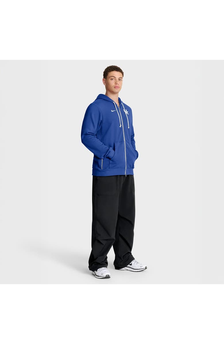 Nike Men's Nike Royal Kentucky Wildcats 2025 Sideline Standard Issue Dri-FIT Full-Zip Hoodie, Alternate, color, Royal