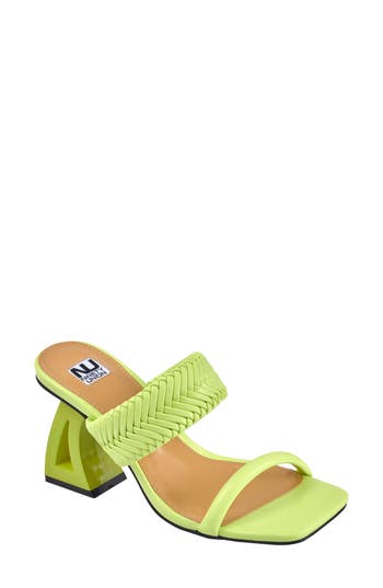 Ninety Union Malibu Slide Sandal In Lime